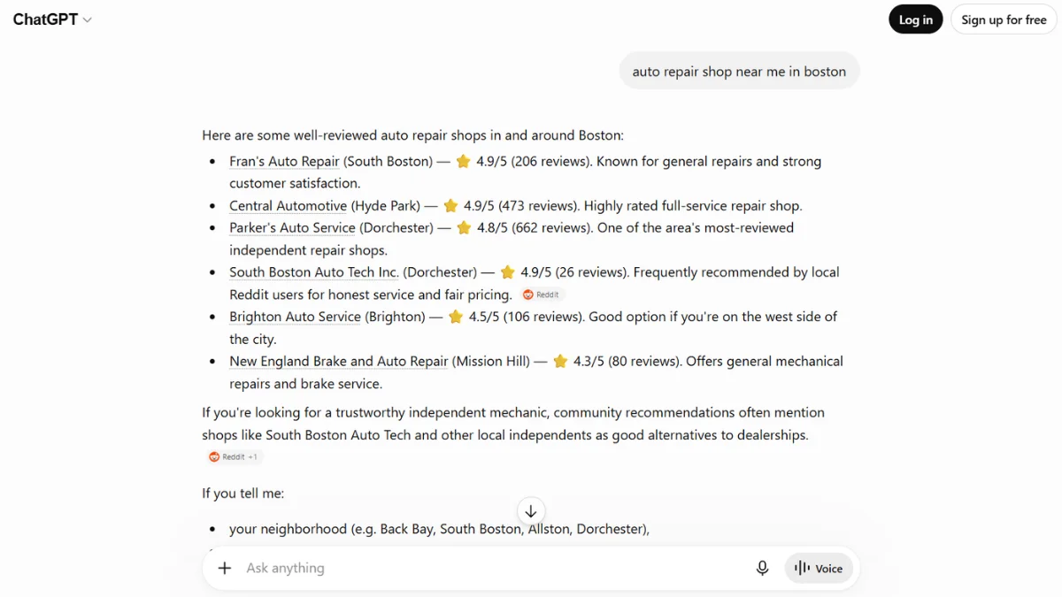 GEO for Automotive Businesses