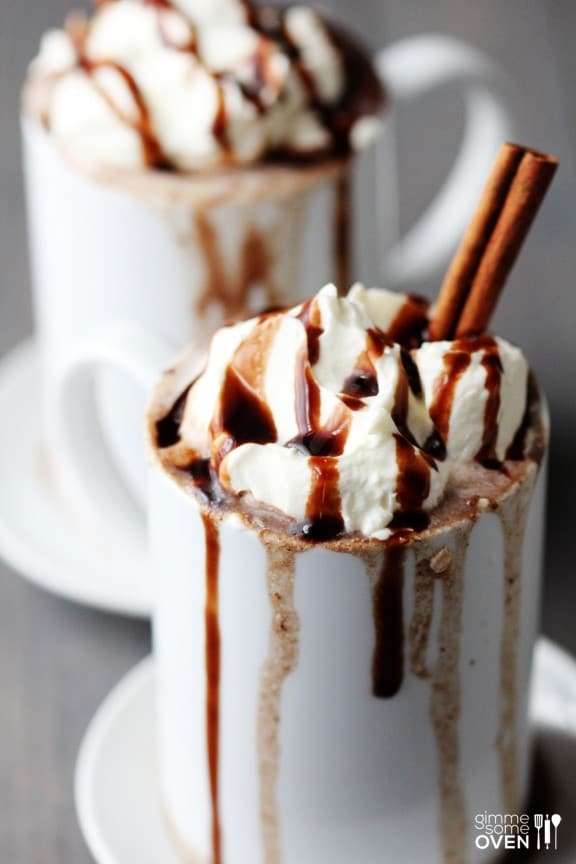 hot chocolate and gingerbread recipes
